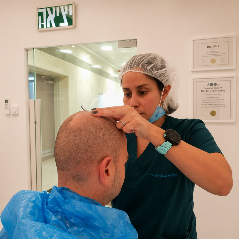 בדיקת התאמה להשתלת שיער - הערכת מצב הקרקפת לפני החלטה על טיפול